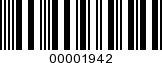 Barcode Image 00001942