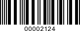 Barcode Image 00002124