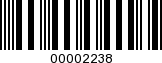 Barcode Image 00002238