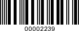 Barcode Image 00002239