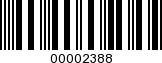 Barcode Image 00002388