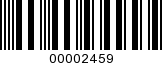 Barcode Image 00002459