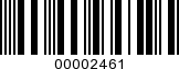 Barcode Image 00002461