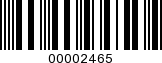 Barcode Image 00002465