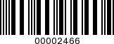 Barcode Image 00002466