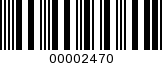 Barcode Image 00002470