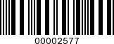 Barcode Image 00002577