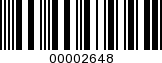 Barcode Image 00002648