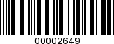 Barcode Image 00002649