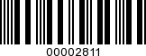 Barcode Image 00002811