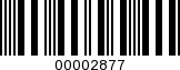 Barcode Image 00002877