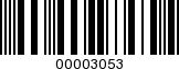 Barcode Image 00003053