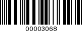 Barcode Image 00003068