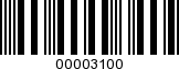 Barcode Image 00003100
