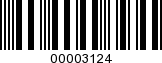 Barcode Image 00003124