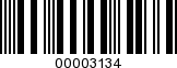 Barcode Image 00003134
