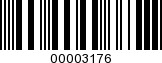 Barcode Image 00003176