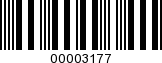 Barcode Image 00003177