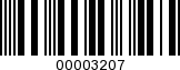 Barcode Image 00003207