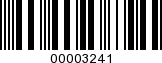 Barcode Image 00003241