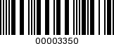 Barcode Image 00003350
