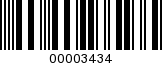 Barcode Image 00003434
