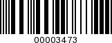 Barcode Image 00003473