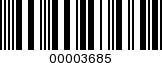 Barcode Image 00003685