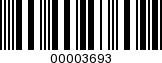 Barcode Image 00003693
