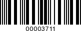 Barcode Image 00003711