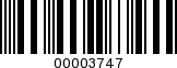 Barcode Image 00003747