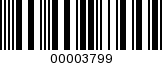 Barcode Image 00003799