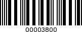 Barcode Image 00003800