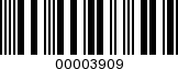 Barcode Image 00003909