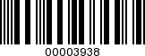 Barcode Image 00003938
