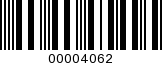 Barcode Image 00004062