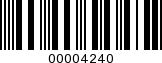 Barcode Image 00004240