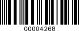 Barcode Image 00004268
