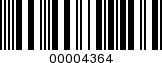 Barcode Image 00004364