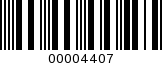 Barcode Image 00004407
