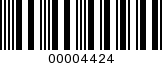 Barcode Image 00004424