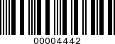 Barcode Image 00004442