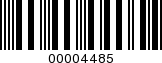 Barcode Image 00004485