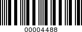Barcode Image 00004488