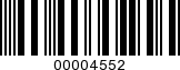 Barcode Image 00004552
