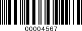 Barcode Image 00004567