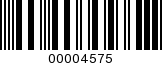Barcode Image 00004575