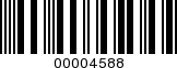 Barcode Image 00004588