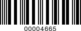 Barcode Image 00004665