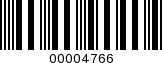 Barcode Image 00004766